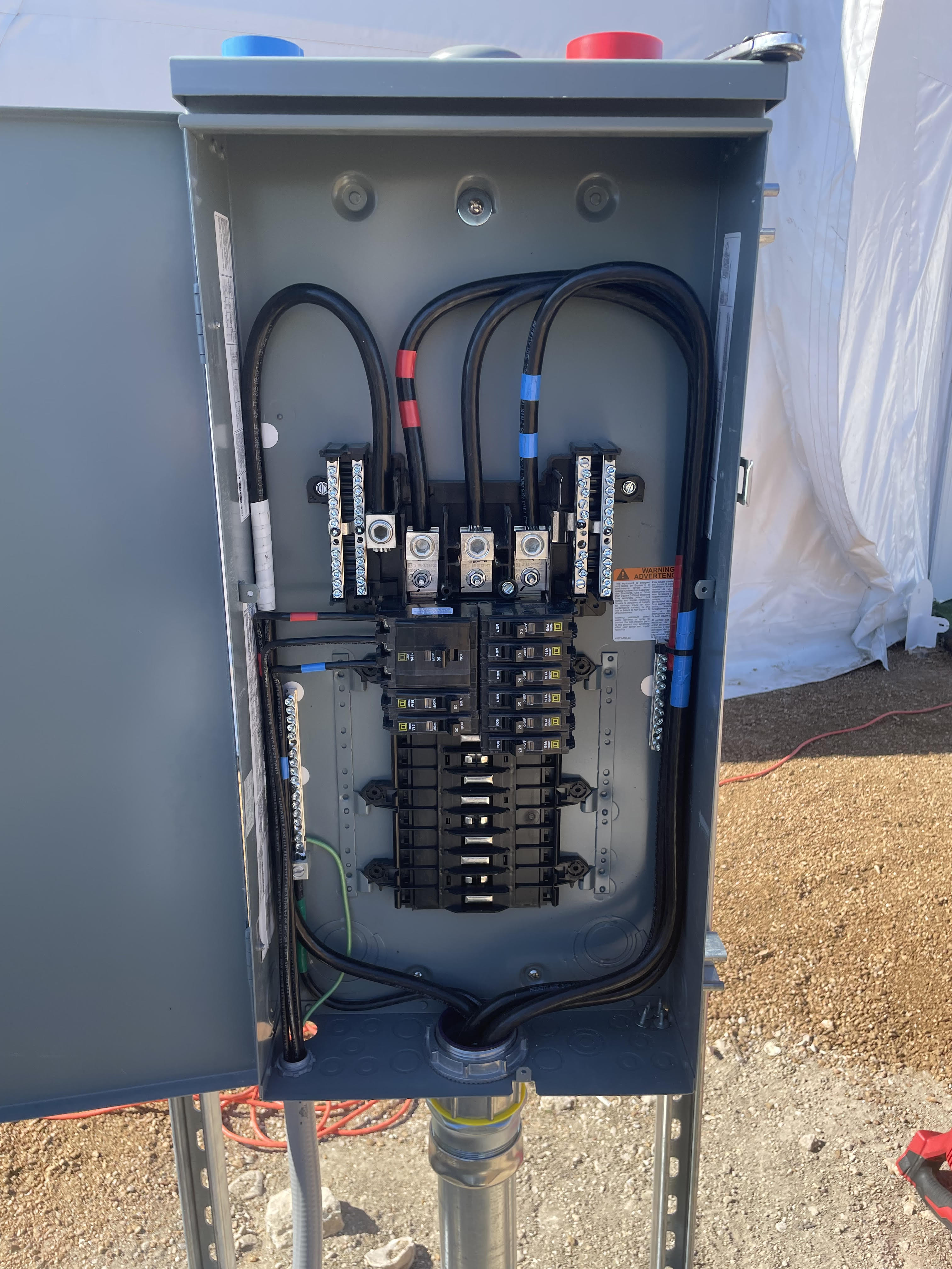 200-amp electrical panel upgrade installation by Astral Electric in Austin TX